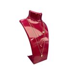 STAND MARKET Kolye Standı Akrilik -Takı Teşhir ve Saklama Standı Fuşya 19x30 cm