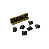 Stand Market Metal Etiketlik Gold