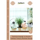 #Stand Organizer Tezgah Üstü Pratik Modern Tencere Kapağı Kesme Tahtası Tutucu Mutfak Standı