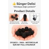 Standard Sünger Delisi 10’lu Mikrofon Süngeri Seti Stüdyo, Yayıncı yaka ve Röportaj Mikrofonlarına Uyumlu