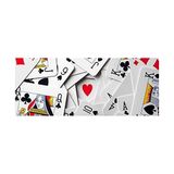 Standart Endeks Oyun Kağıdı Destesi, Poker Boyu, 2 Deste, Kırmızı ve Mavi - 01-Siyah - Option-1