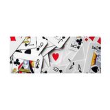 Standart Endeks Oyun Kağıdı Destesi, Poker Boyu, 2 Deste, Kırmızı ve Mavi