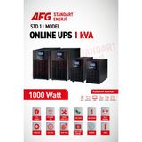 Standart Enerji Afg 1 Kva Online Ups - Kesintisiz Güç Kaynağı