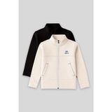 Standart Fit 2li Paket Siyah-Bej Erkek Çocuk Sweatshirt - 11245