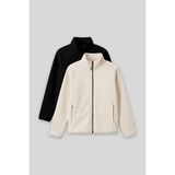 Standart Fit 2li Paket Siyah-Bej Kız Çocuk Polar Sweatshirt - 75154 - Siyah - Bej - 7 - 8 Yaş