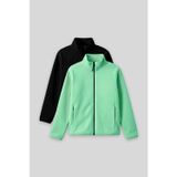 Standart Fit 2li Paket Siyah-Su Yeşili Kız Çocuk Polar Sweatshirt - 75154