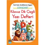 Standart Kılavuz Dik Çizgili Yazı Defteri (16x24 Ebat) Yeni Satır Aralıklarına Uygun