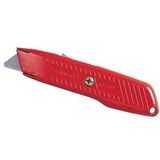 Stanley 0-10-189 Kendi Kendine Geri Çekilebilen Maket Bıçağı Kırmızı