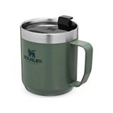 Stanley 0,35 lt Klasik Paslanmaz Çelik Termos Bardak Taşınabilir Kamp ve Outdoor Uyumlu - Yeşil