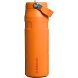 Stanley 0,70 lt Matara The IceFlow Flip Straw Pipetli Termos Bardak Turuncu Renkli Model