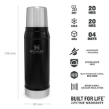 Stanley 10-01612-028 M. Black EU Stan 0.75 lt Classic Vac BTL Termos