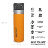 Stanley 10-09149-032 GO Quick Flip Paslanmaz Çelik Soğuk Su Termosu 0.70 LT