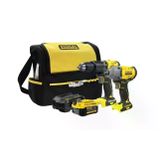 Stanley 18V Şarjlı Kömürsüz Darbeli Matkap & Şarjlı Somun Sıkma 1x4Ah Akü