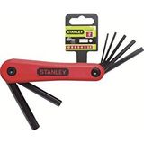 Stanley 4-69-262 7 Parça Alyan Anahtar Takımı Kırmızı