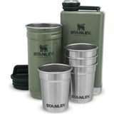 Stanley Adventure Çelik Shot Bardak ve Matara Seti - Hammertone Green - 230 ml - Yeşil