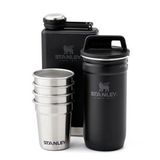 Stanley Adventure Çelik Shot Bardak Ve Matara Seti - Matte Black Pebble