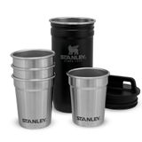 STANLEY Adventure Shot Bardak Seti 4 x 59 ML - Siyah | Paslanmaz Çelik
