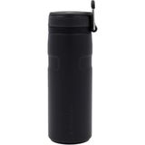 Stanley Aerolight Iceflow Twist Flip Bottle Termos 0,47 L Siyah, Uzun Süre Sıcak/soğuk Tutar, Dayanı
