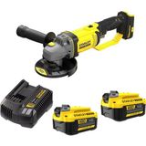 Stanley Akülü Avuç Taşlama Fatmax SFMCG400B 1000 W Güçlü 2x4.0Ah Sarı Renkli Taşlama Aleti