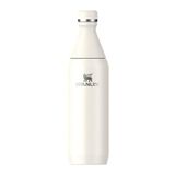 Stanley All Day Slim Soğuk Su Şişesi Termosu, Krem, 0.60 Litre