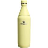 Stanley All Day Slim Soğuk Su Şişesi Termosu, Sarı (Pomelo), 0.60 Litre - Renkli