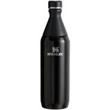 Stanley All Day Slim Soğuk Su Şişesi Termosu, Siyah, 0.60 Litre