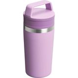 Stanley Cafe To-Go Travel Mug Termos Bardak, Lila, 0.35 Litre - 350 ml