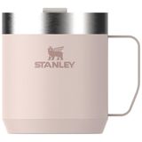 Stanley Classic Legendary Camp Mug Paslanmaz Çelik Termos Bardak, Pembe Kuvars (Rose Quartz), 0.35 Litre