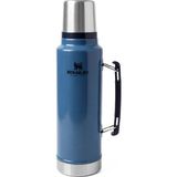 Stanley Classic Legendary Termos 1,4 L Koyu Mavi, Uzun Süre Sıcak/soğuk Tutar, Dayanıklı Çelik Yapı,