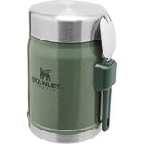 Stanley Classic Legendary Yemek Termosu, Yeşil (Hammertone Green), 0.4 Litre - Renkli