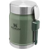 Stanley Classic Legendary Yemek Termosu, Yeşil (Hammertone Green), 0.4 Litre