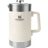 Stanley Classic Stay Hot French Press Termos 1,4 L Krem, Uzun Süre Sıcak/soğuk Tutar, Dayanıklı Çeli