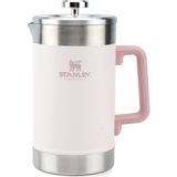 Stanley Classic Stay Hot French Press Termos 1,4 L Toz Pembe, Uzun Süre Sıcak/soğuk Tutar, Dayanıklı