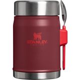 Stanley Classic Yemek Termosu 0.40 Lt Paslanmaz Çelik Bordo Renkli Sızdırmaz Kapaklı