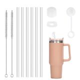 Stanley Cup 40/30oz için 6 adet yedek pipet, 11'li set Stanley aksesuarı