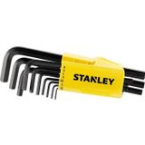 Stanley - FatMax 0/89/904 Allen Anahtar Takımı, Sarı/Siyah, 9 Parça