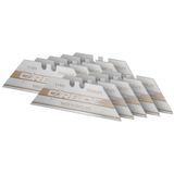 Stanley FatMax Carbide Trapezklingen (0,6 mm bıçak kalınlığı, 62 mm bıçak uzunluğu, 19 mm genişliği, 10 adet) 2 – 11 – 800
