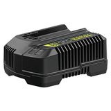 STANLEY FATMAX SFMCB14-QW V20 4A (18V) V20 Piller için Hızlı Pil Şarj Cihazı, Siyah