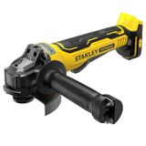 Stanley FatMax V20 SFMCG700B akülü açılı taşlama makinesi (18 V, 125 mm disk çapı, fırçasız motor, sağlam alüminyum döküm gövde, akü ve şarj cihazı dahil değildir)