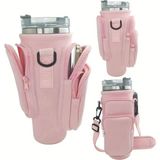 Stanley Geniş ve 3 Cepli Çok Amaçlı Koruma Çanta Kılıfı Omuz Çantası Quencher - Pembe