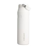 STANLEY IceFlow™ Aerolight™ Flip Straw 2.0 Pipetli Termos Su Şişesi 1.06 Litre - Beyaz (Frost) | Paslanmaz Çelik