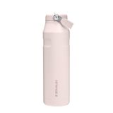 STANLEY IceFlow™ Aerolight™ Flip Straw 2.0 Pipetli Termos Su Şişesi 1.06 Litre - Pembe Kuvars (Rose Quartz) | Paslanmaz Çelik