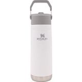 Stanley Iceflow Flip Pipetli 650 ml Kırık Beyaz Su Termosu