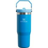 Stanley Iceflow Flip Straw Tumbler Pipetli Termos Bardak Mavi 0.89 Litre Paslanmaz Çelik Malzeme - Renkli
