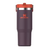 Stanley IceFlow Flip Straw Tumbler Pipetli Termos Bardak, Mürdüm (Plum), 0.89 Litre