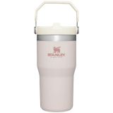 Stanley IceFlow Flip Straw Tumbler Pipetli Termos Bardak, Pembe Kuvars (Rose Quartz), 0.60 Litre