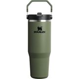 Stanley Iceflow Flip Straw Tumbler Pipetli Termos - Haki - 890 ml