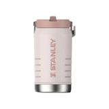 Stanley IceFlow Flip Straw Tumbler Pipetli Termos Matara, Pembe Kuvars (Rose Quartz), 1.9 Litre