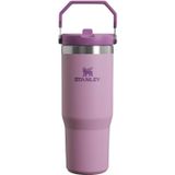 Stanley Iceflow Flip Straw Tumbler Pipetli Termos Su Şişesi 0.89 Litre - Lilac Paslanmaz Çelik 1