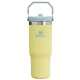 Stanley IceFlow Paslanmaz Çelik Bardak - Ev, Ofis veya Araba için Vakum Yalıtımlı Su Şişesi, Pipet Sızdırmaz Tekrar Kullanılabilir Bardak 12 Saat Soğuk Çevirme veya 2 Gün Buzlu, Pomelo, 850 ml / 0,89